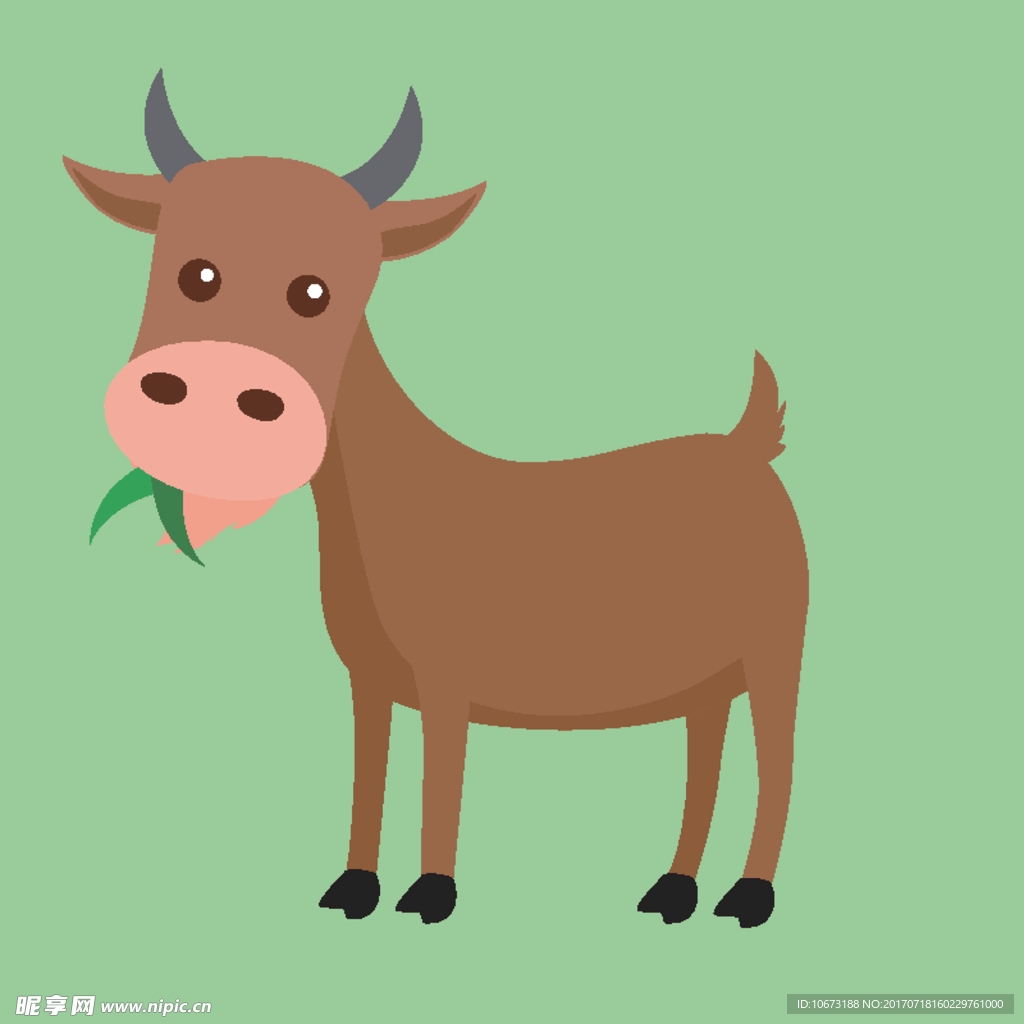 卡通牛