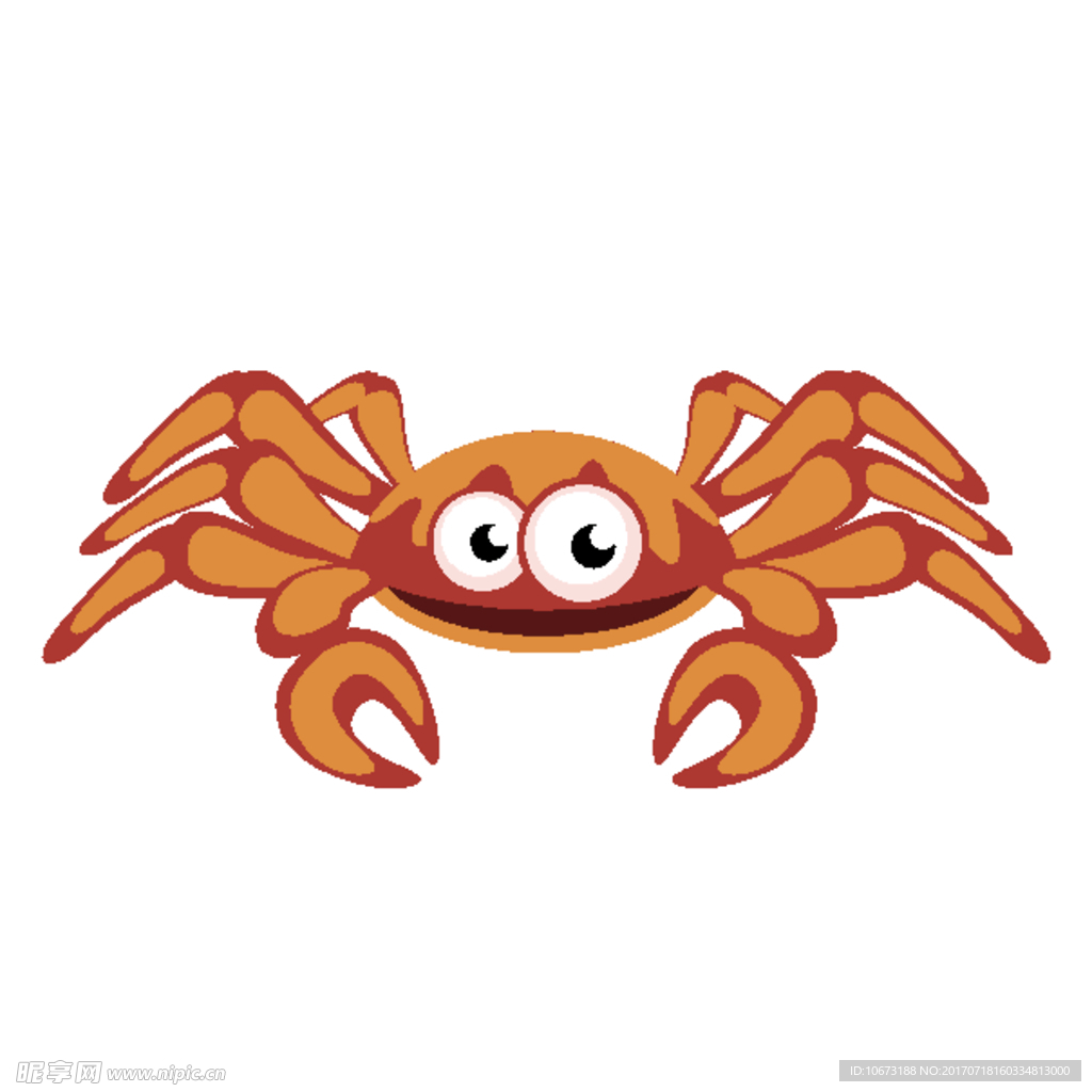 卡通螃蟹