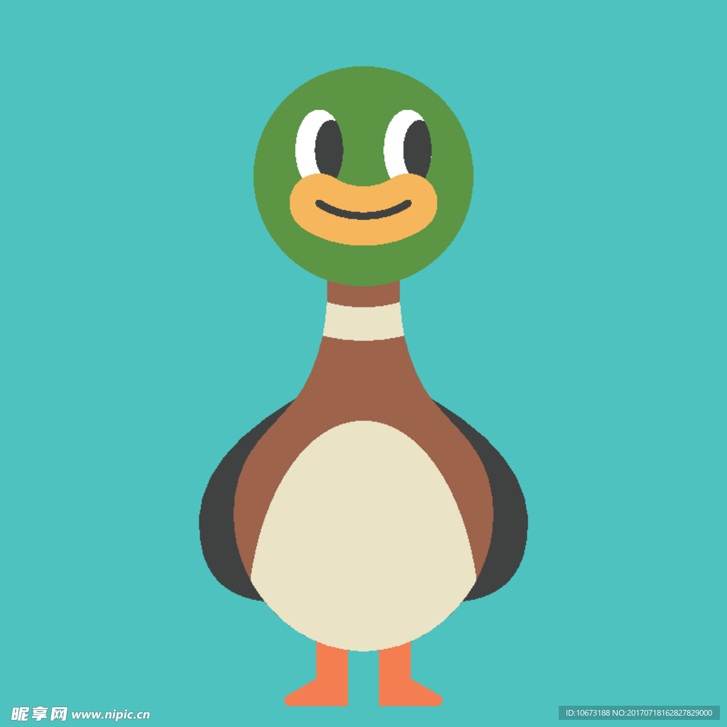 卡通鸭