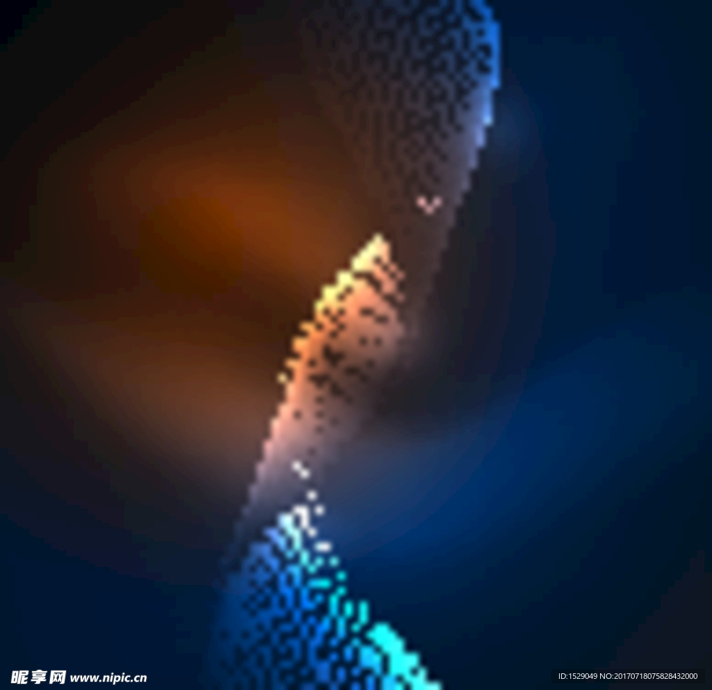 波浪粒子抽象背景