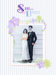 婚礼背板
