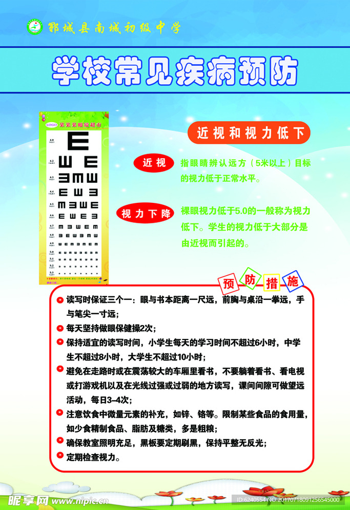 学校常见疾病预防