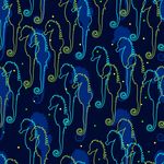 手绘海马四方连续底纹