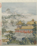 清 陈枚 山水楼阁图册