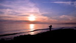 海边黄昏唯美风景