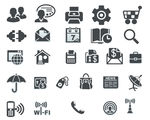 网页小图标矢量图