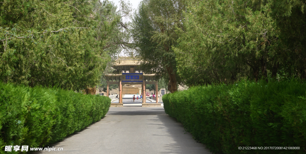 进入景区