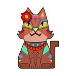 可爱卡通矢量猫