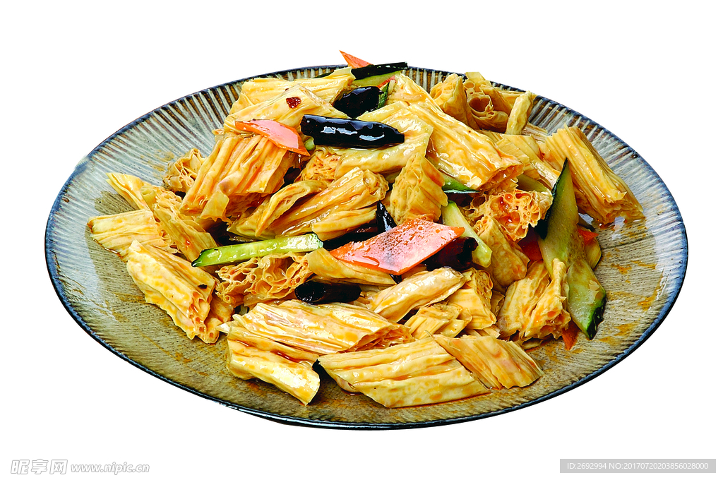 美食凉拌腐竹