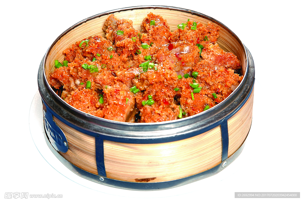 美食小笼粉蒸排骨