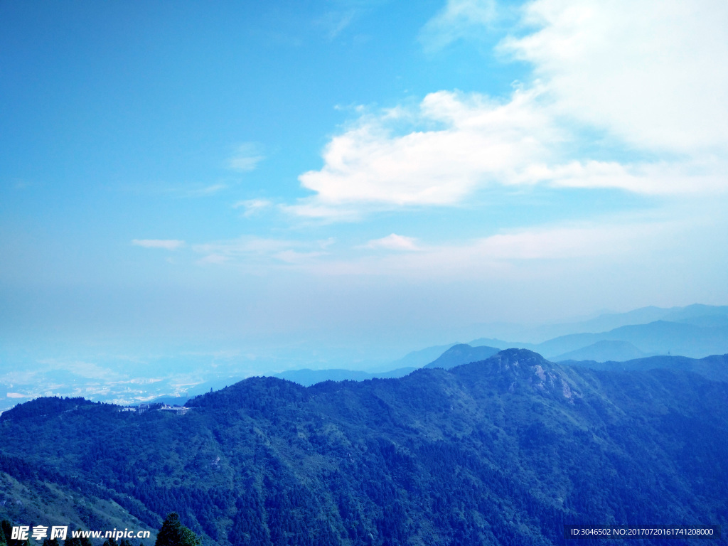 湖南旅游衡山顶峰