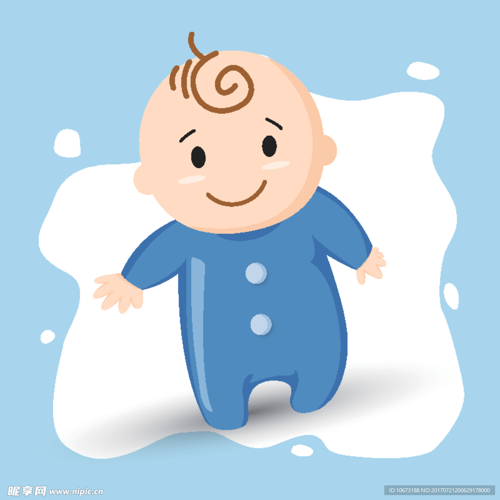 卡通婴儿