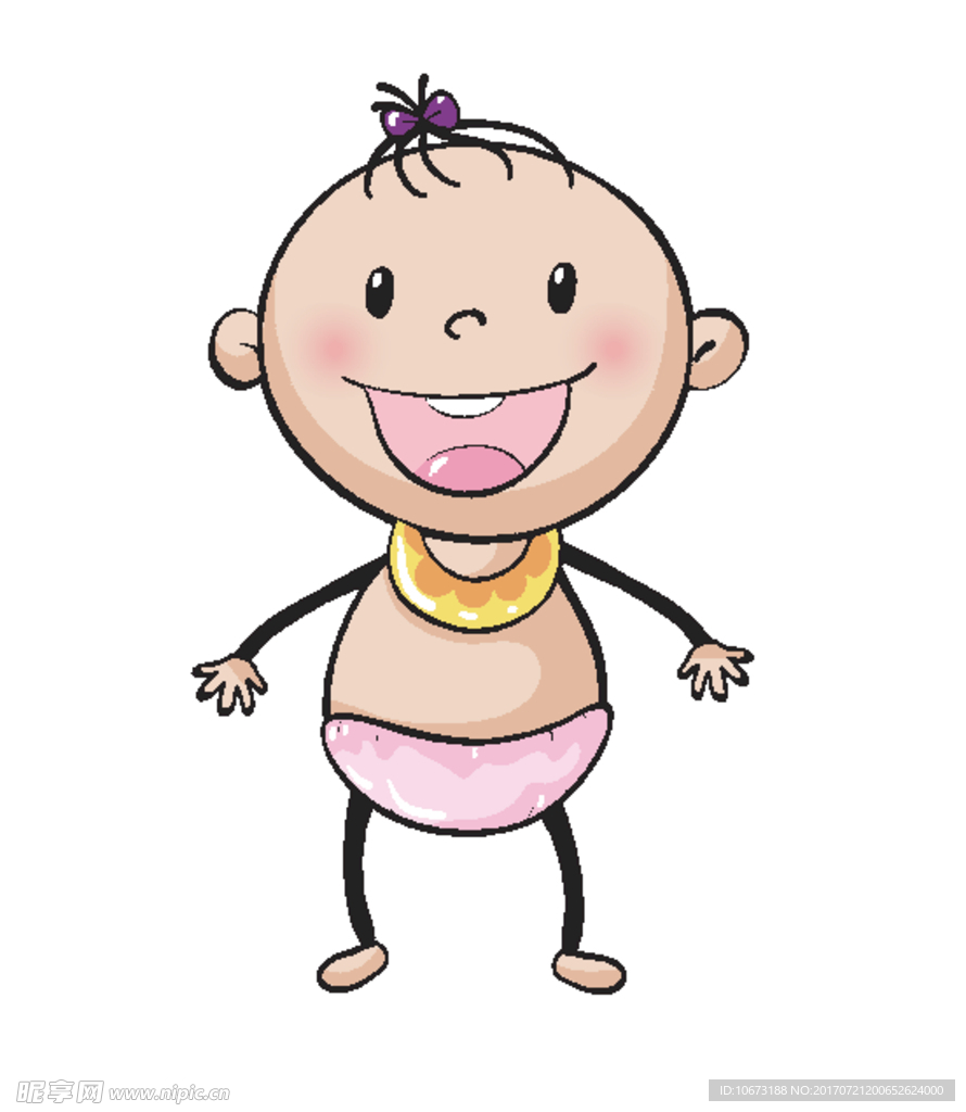 卡通婴儿