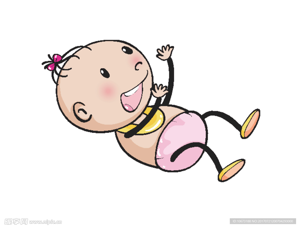 卡通婴儿