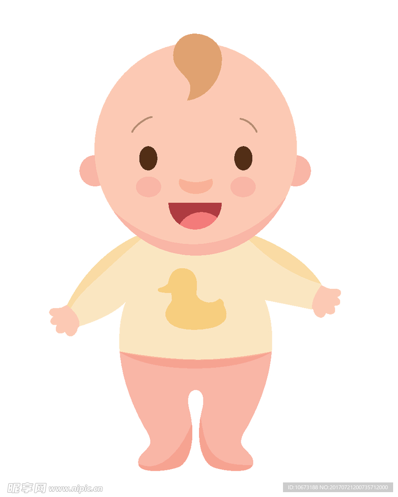 卡通婴儿
