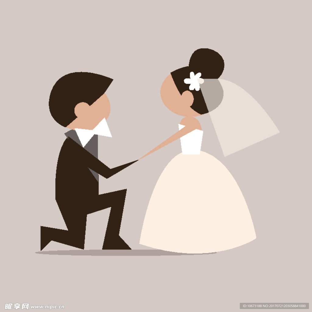 卡通婚礼