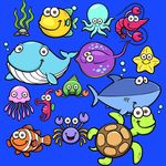 卡通海洋生物高清分层素材