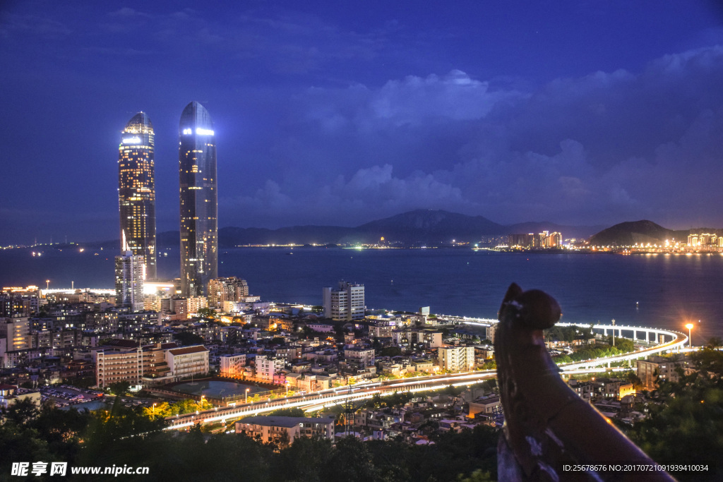 厦门城市夜景摄影