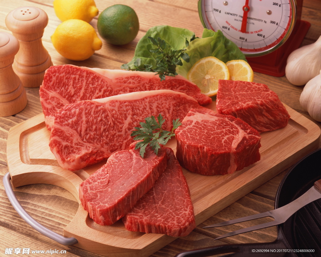 烧烤食材 生牛排