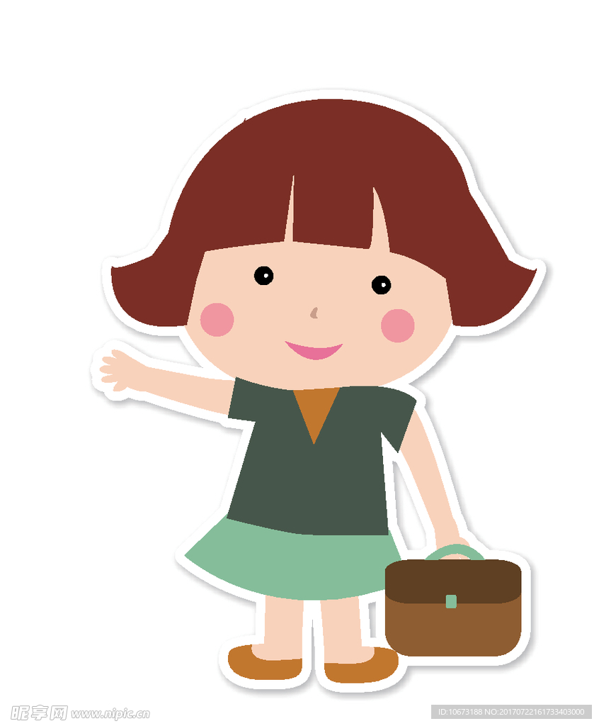 卡通学生