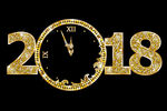 2018年新年快乐矢量图片