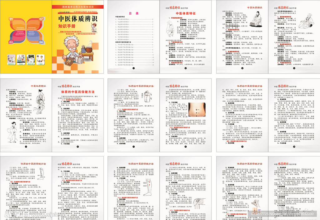 中医体质辨识知识手册