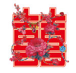 百丽丝家纺婚博会喜字