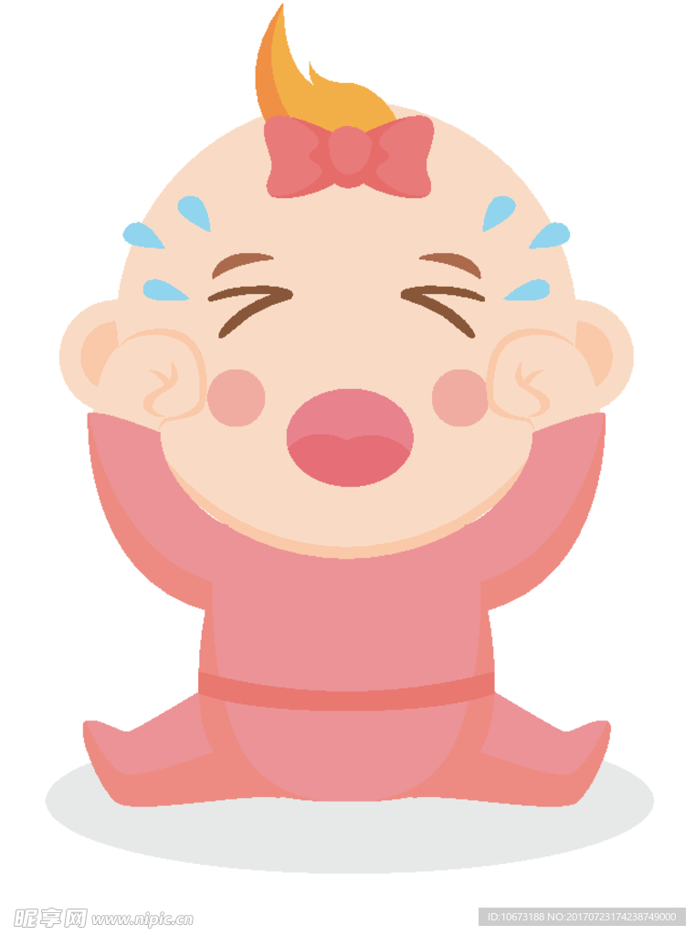 卡通婴儿