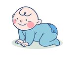 卡通婴儿