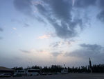 敦煌黄昏天空