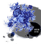 青花瓷牡丹花