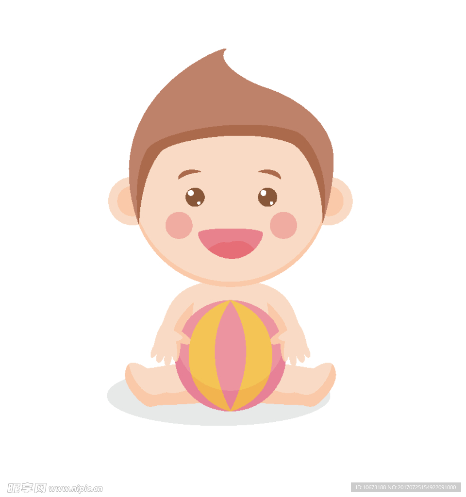 卡通婴儿