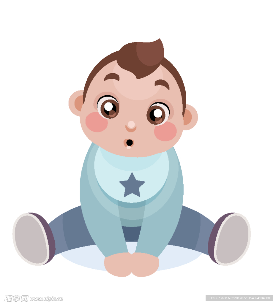 卡通婴儿