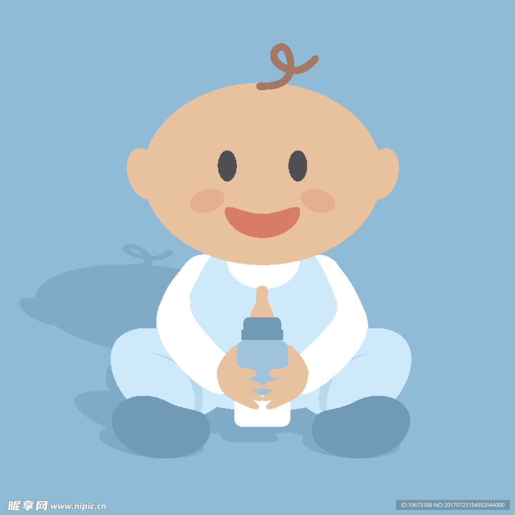 卡通婴儿