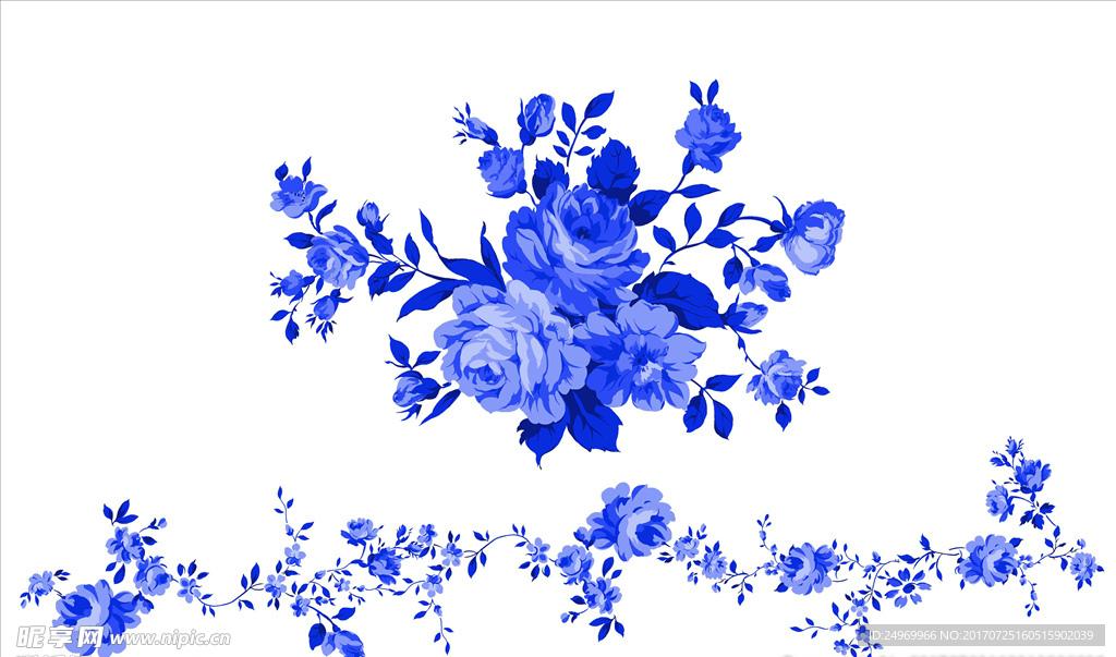 青花瓷图案