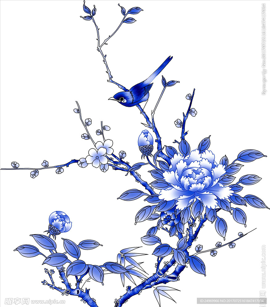 青花瓷图案