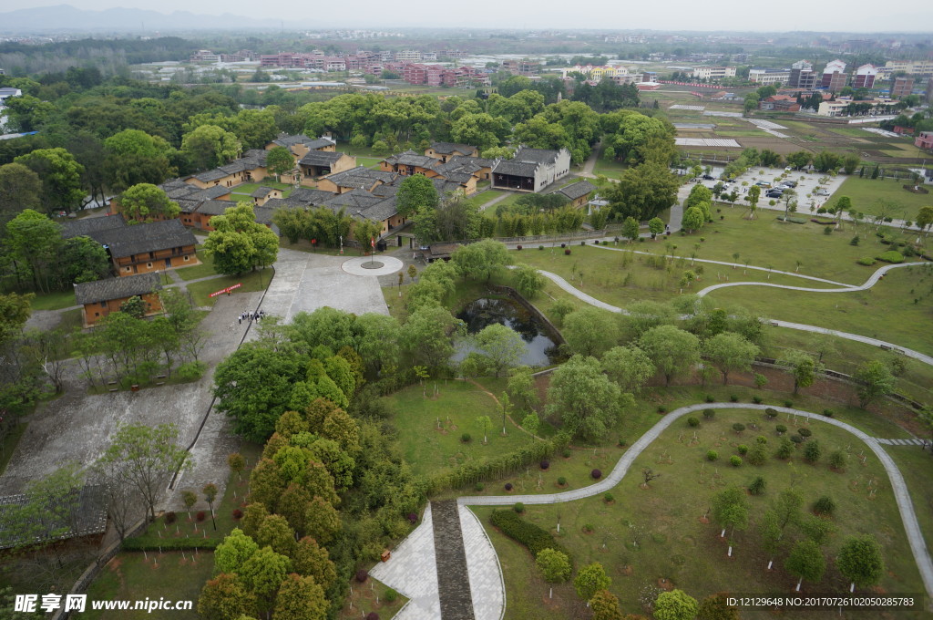 鸟瞰古建