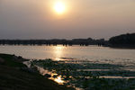 沈阳丁香湖 黄昏 夕阳