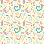 字母四方连续底纹