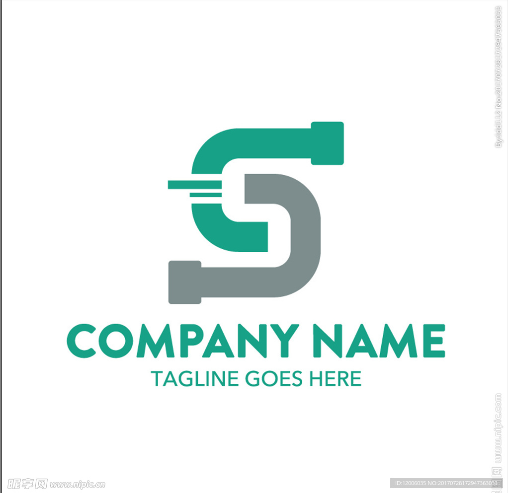 创意彩色抽象logo矢量素材