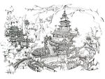 手绘古风游戏场景