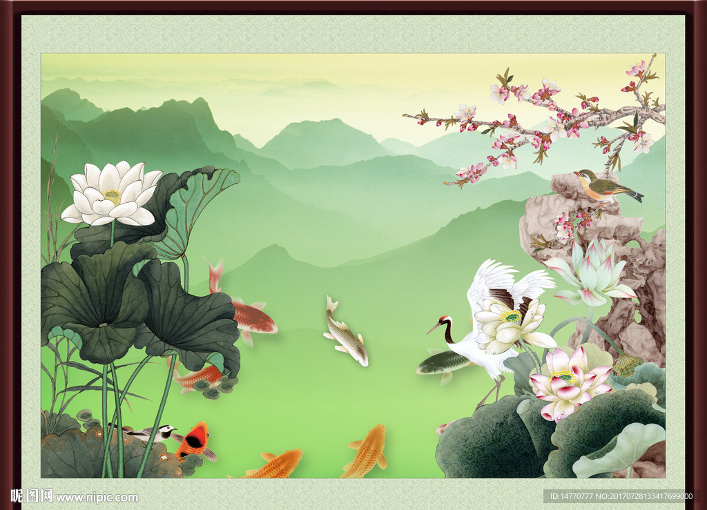 荷花图