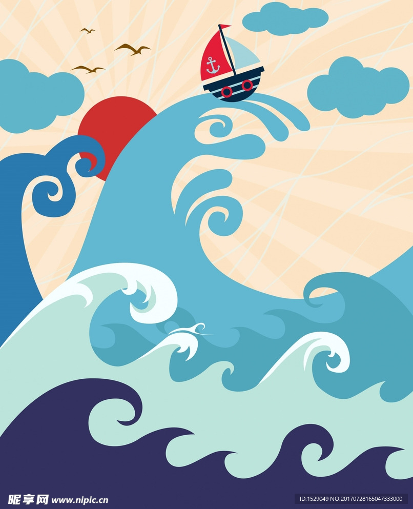 波浪 浪花
