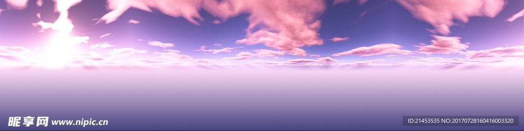 紫色天空
