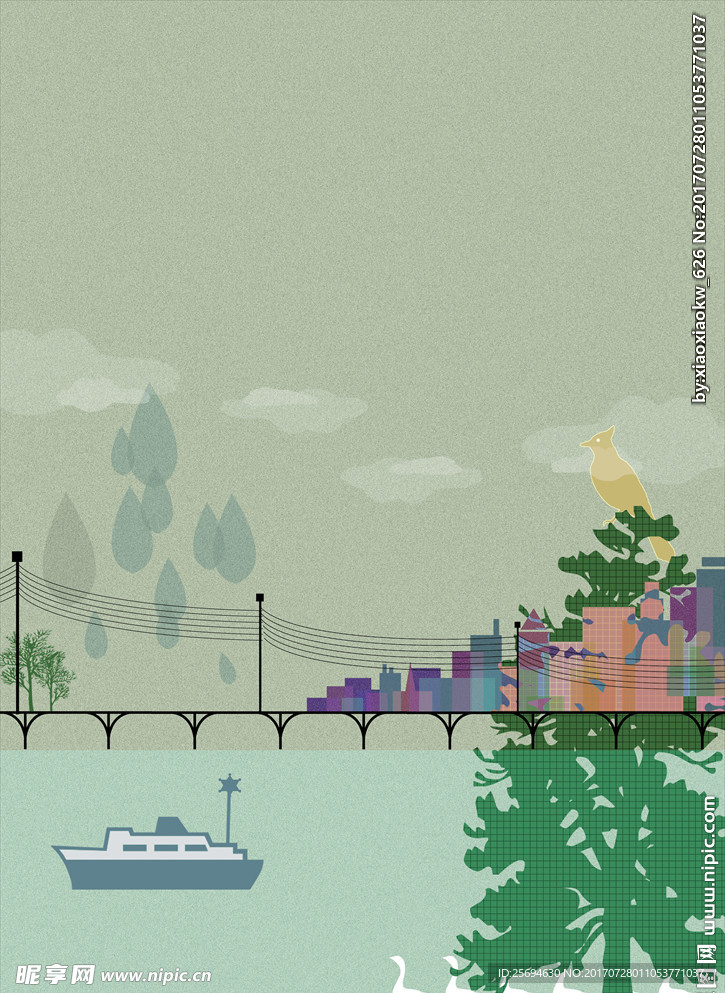 城市插画