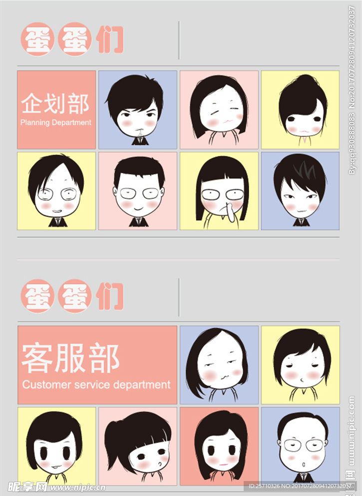 Q版同事