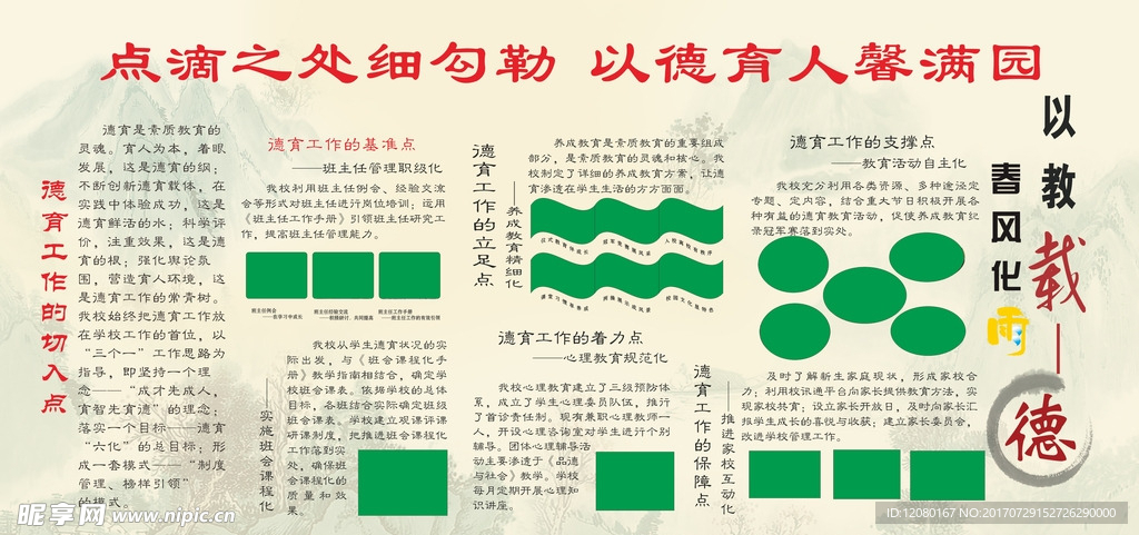 学校师德文化栏