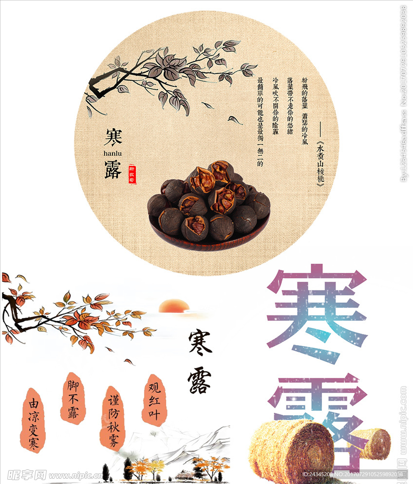 寒露素材