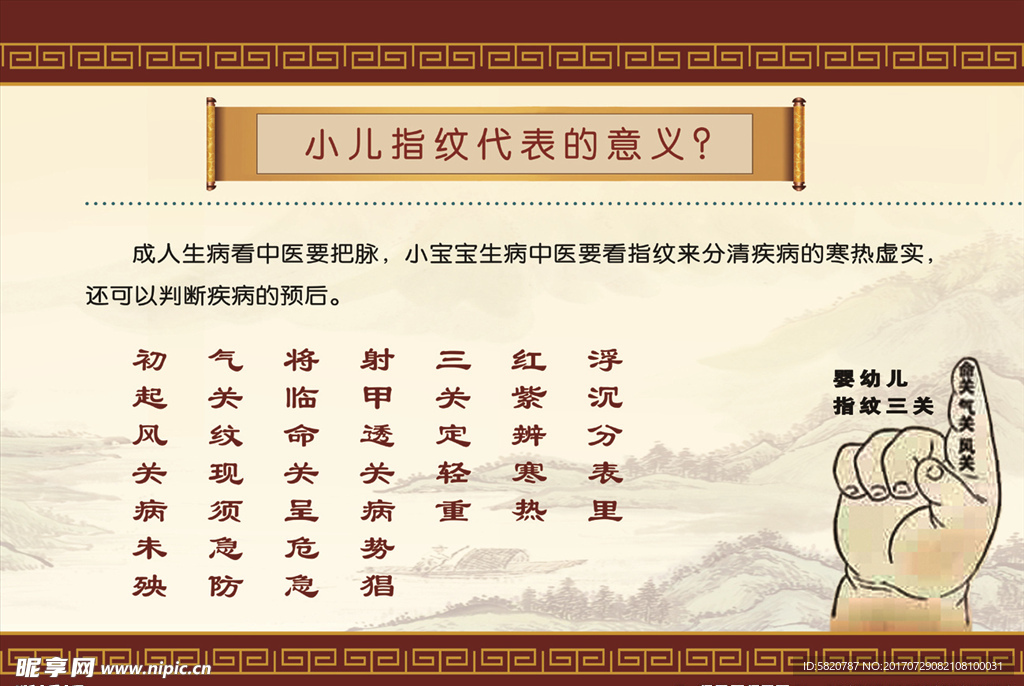 小儿指纹代表的意义
