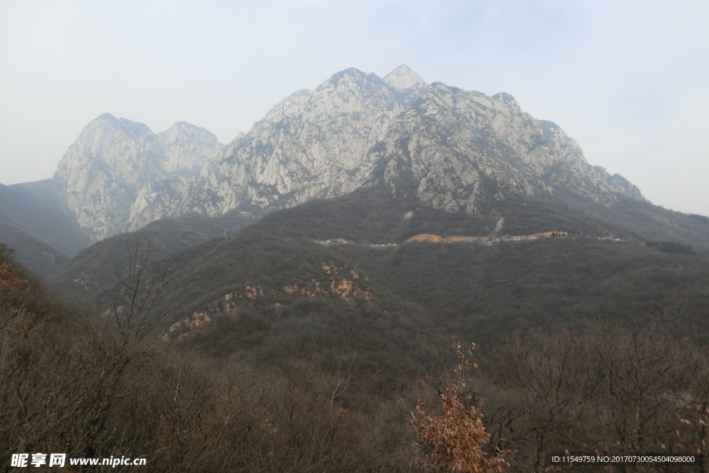 御寨山冬季风景